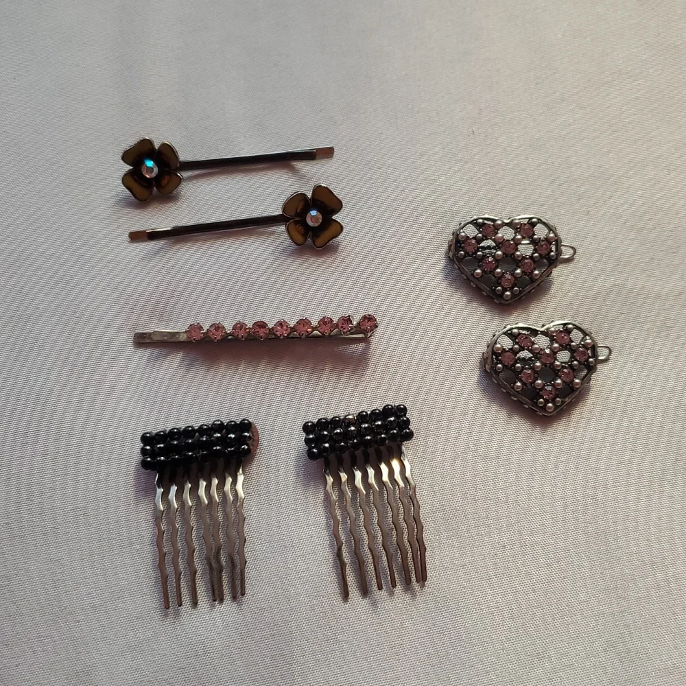 Jeweled Hair Pins And Clips